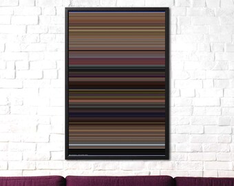 Toy Story Printable Wall Art - Movies converted to color art, abstract art, minimal art, movie poster, color art, line art