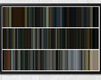 The Hobbit Printable Wall Art - Movies converted to color art, abstract art, minimal art, movie poster, color art, line art