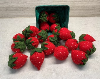 Fresh Felt Strawberries