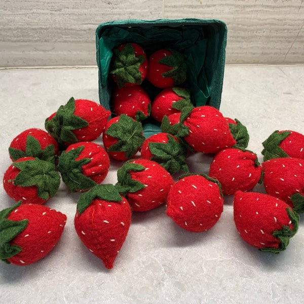 Fresh Felt Strawberries