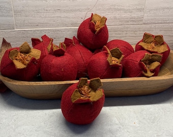 Felt Pomegranate - Fall Harvest Decor