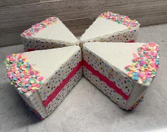 Confetti Celebration Cake Slices
