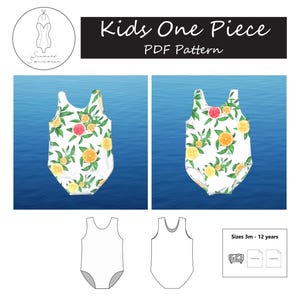 Kids One Piece PDF pattern