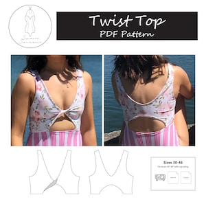Twist Top PDF pattern