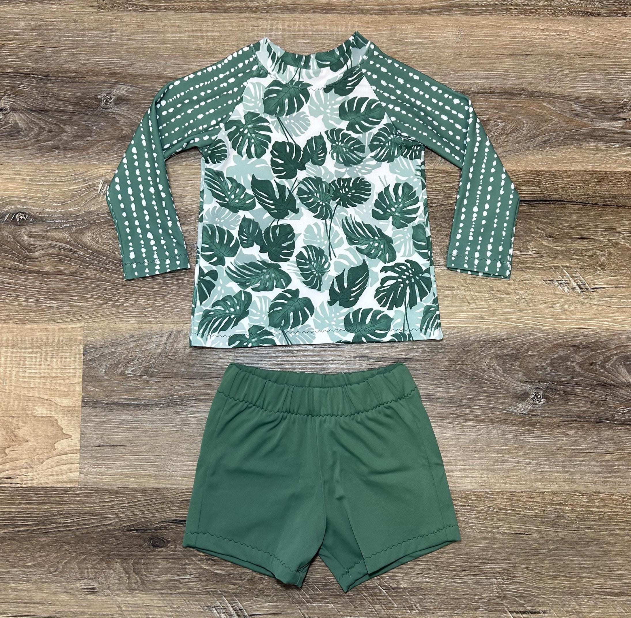 Kid Rash Guard Pattern Kids Two Piece Rashguard PDF Pattern - Etsy