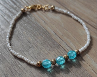 Bracelet Perles Turquoise