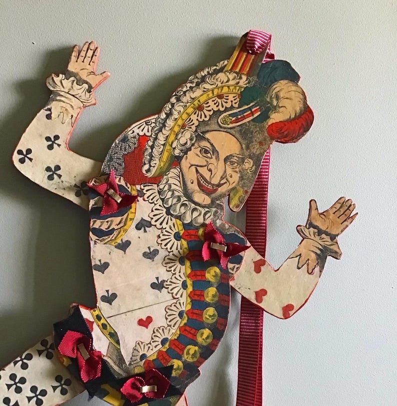 Jester Ruffle Banner Punchinello - Etsy
