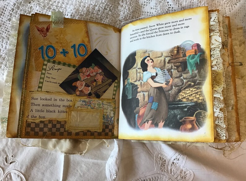 SNOW WHITE and the Seven Dwarfs A Little Golden Book 1999 | Etsy