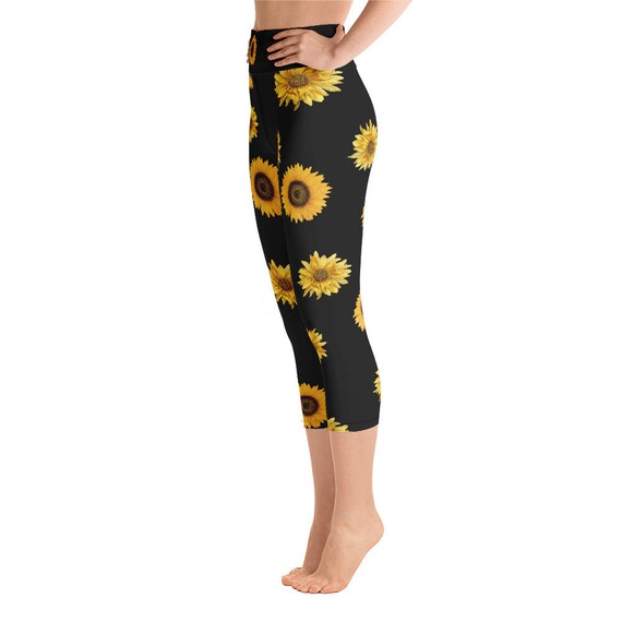 sunflower workout leggings