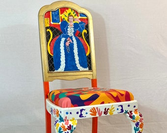 Upcycled Matisse Accent Chair | SAMPLE LISTING | Make a Custom Order