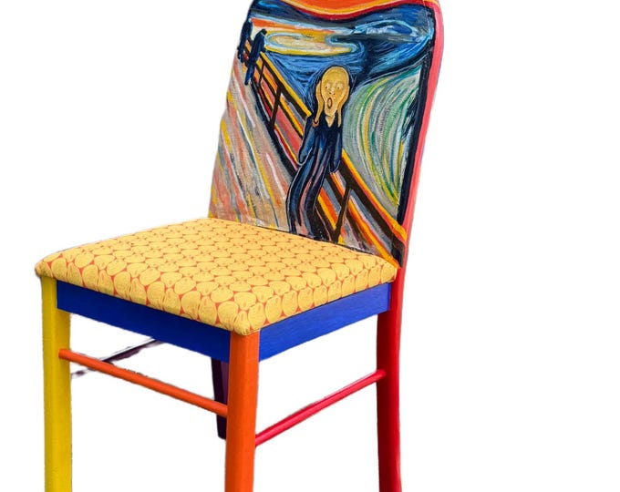Featured listing image: Edvard Munch: The Scream | Accent Chair