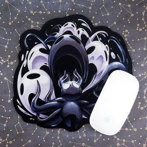 Hollow Knight AAAAAAAAAAA! Tappetino per mouse personalizzato 9 x 8,5 pollici Abyss Shriek