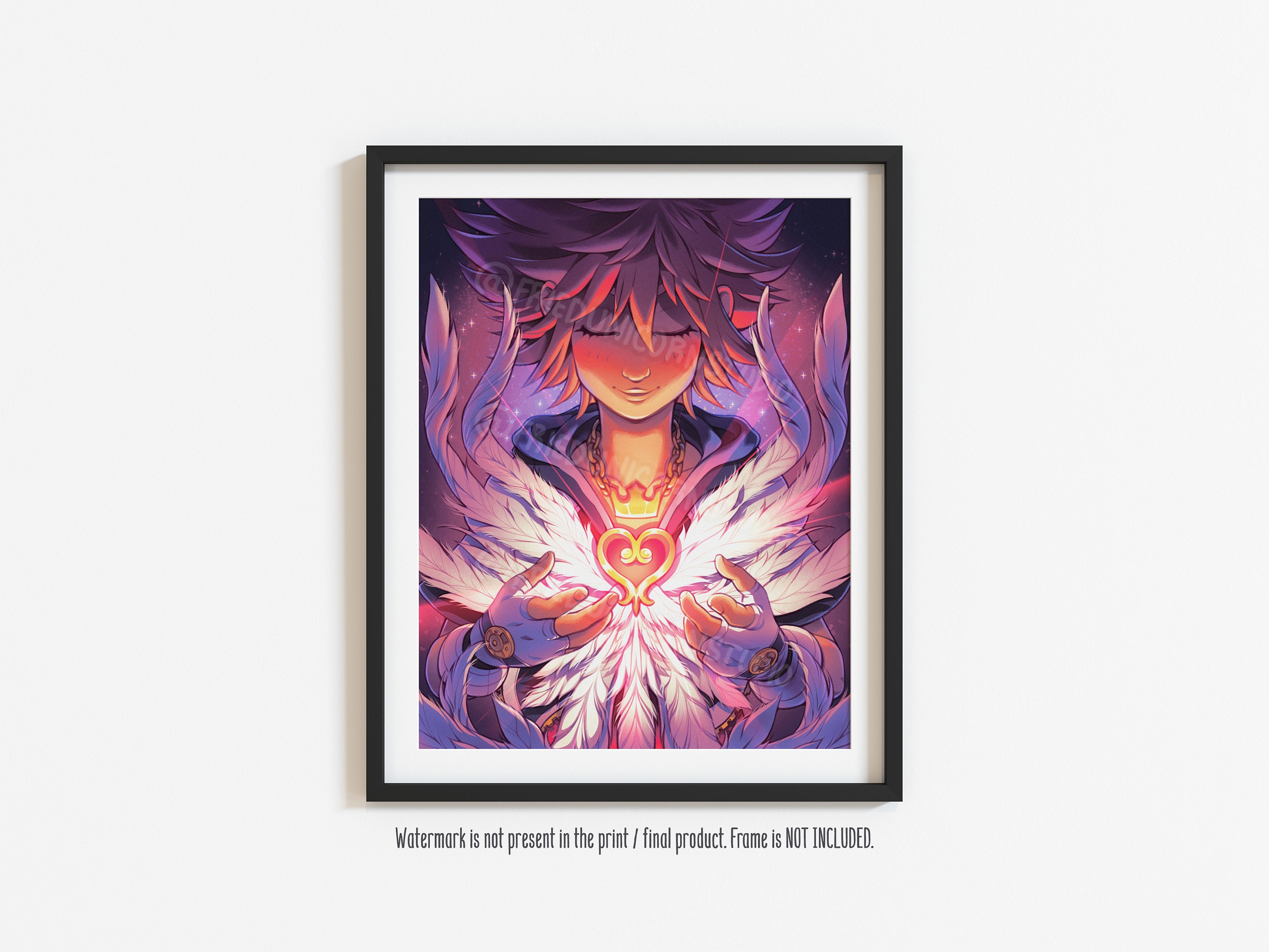 Kingdom hearts Sora Art Board Print for Sale by skydesigns