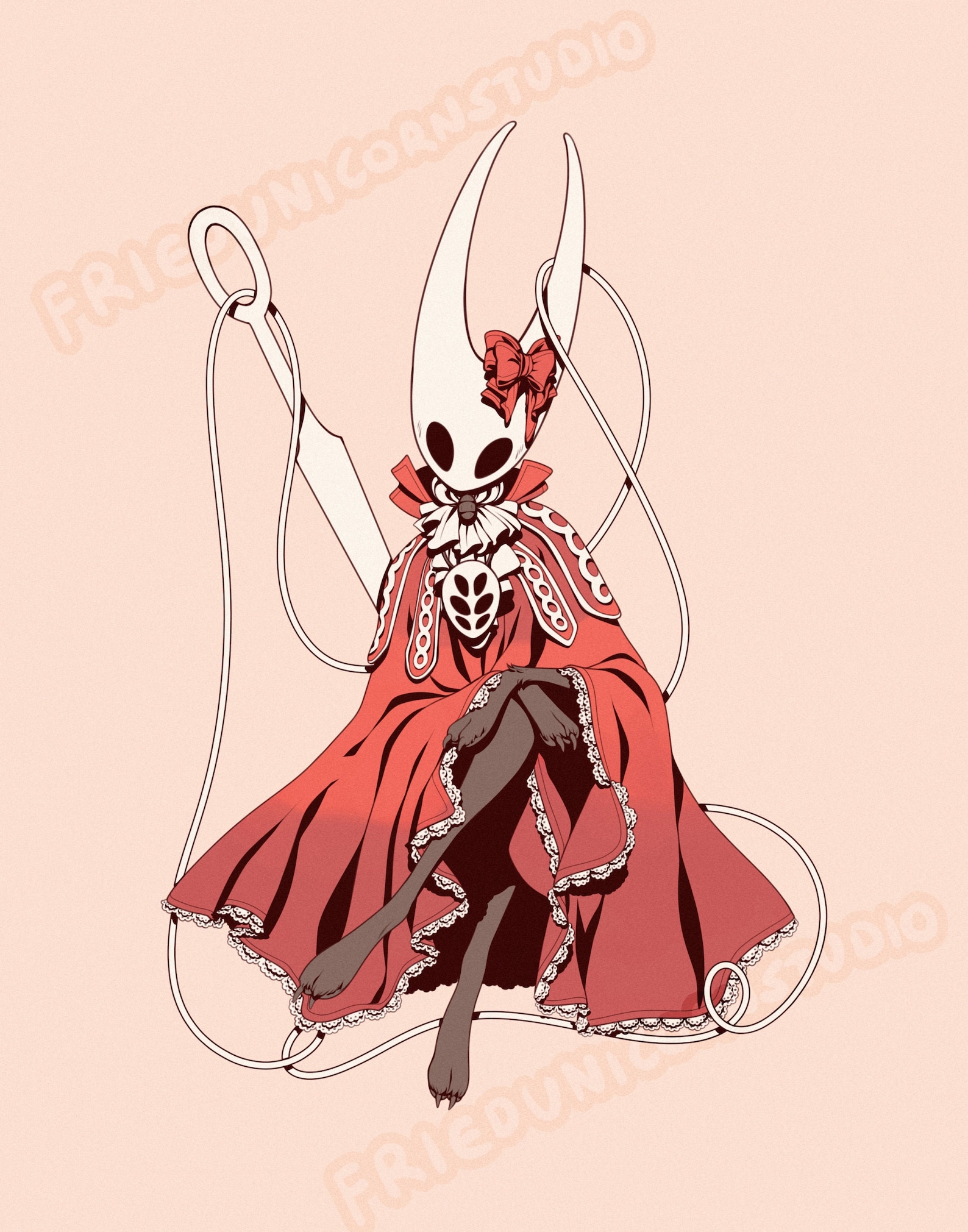 Hollow Knight Silksong Fancy Spider Paws Matte Art Etsy