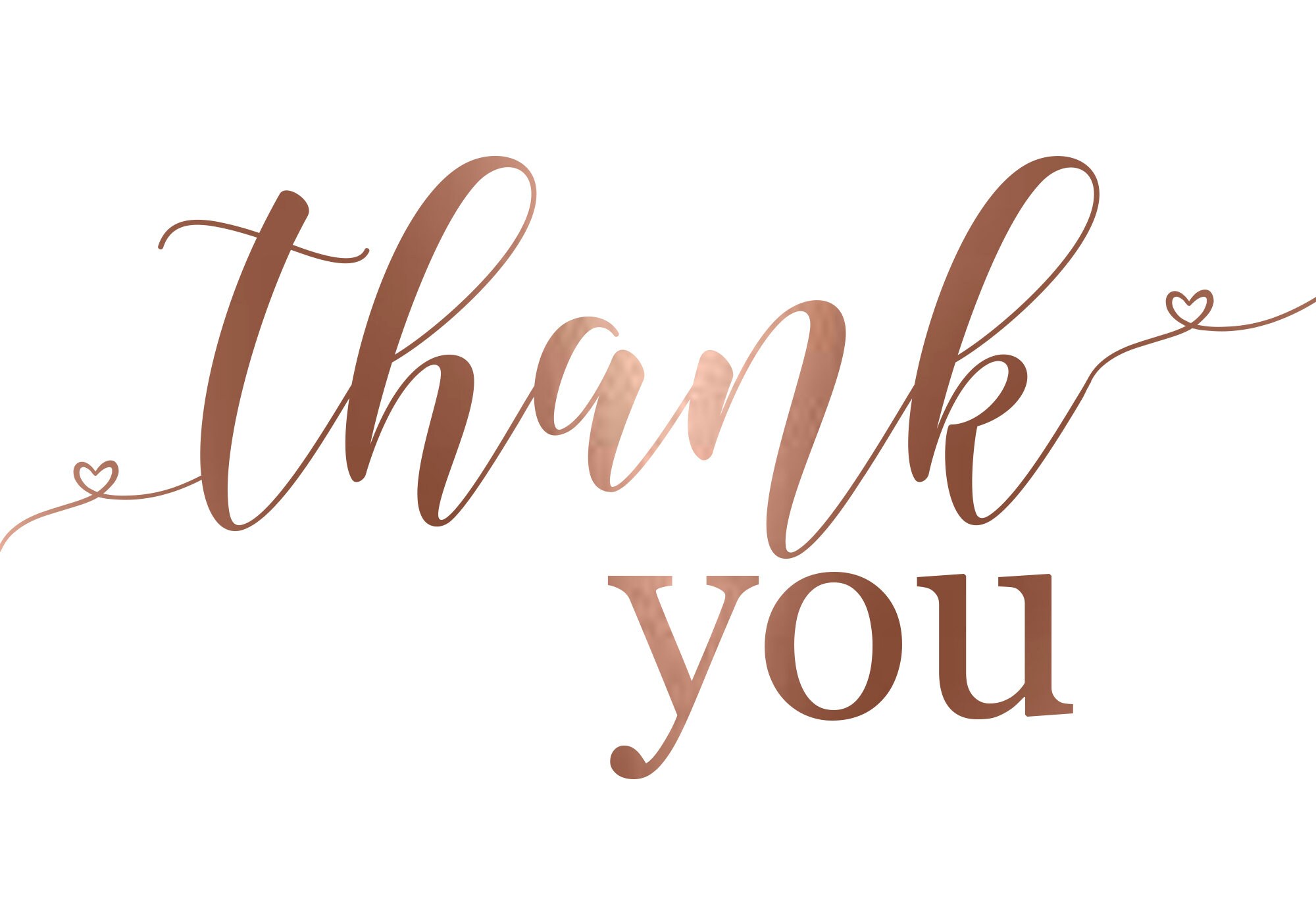 Thank You Card PSD Template Etsy