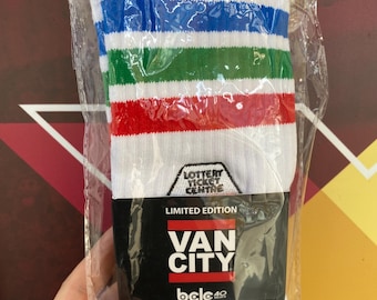 Limited Edition Van City Socks | BCLC 40 Years, Striped Retro Design