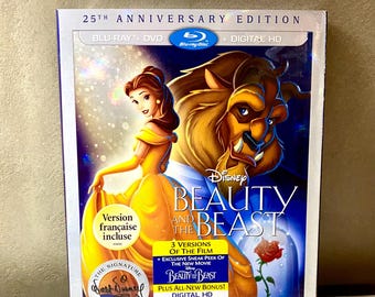 Disney Beauty and the Beast 25th Anniversary Edition Blu-ray DVD