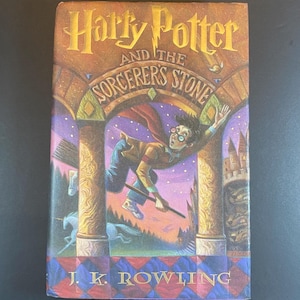 Harry Potter and the Sorcerer’s Stone 1998 First American Edition Hardcover with Dust Jacket J.K. Rowling Early Printing