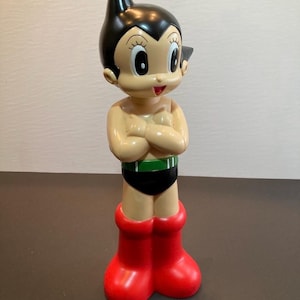 Vintage 1980s Astro Boy Flashlight Figure – Tezuka Productions Tetsuwan Atom 12” Retro Anime Toy – Untested As-Is