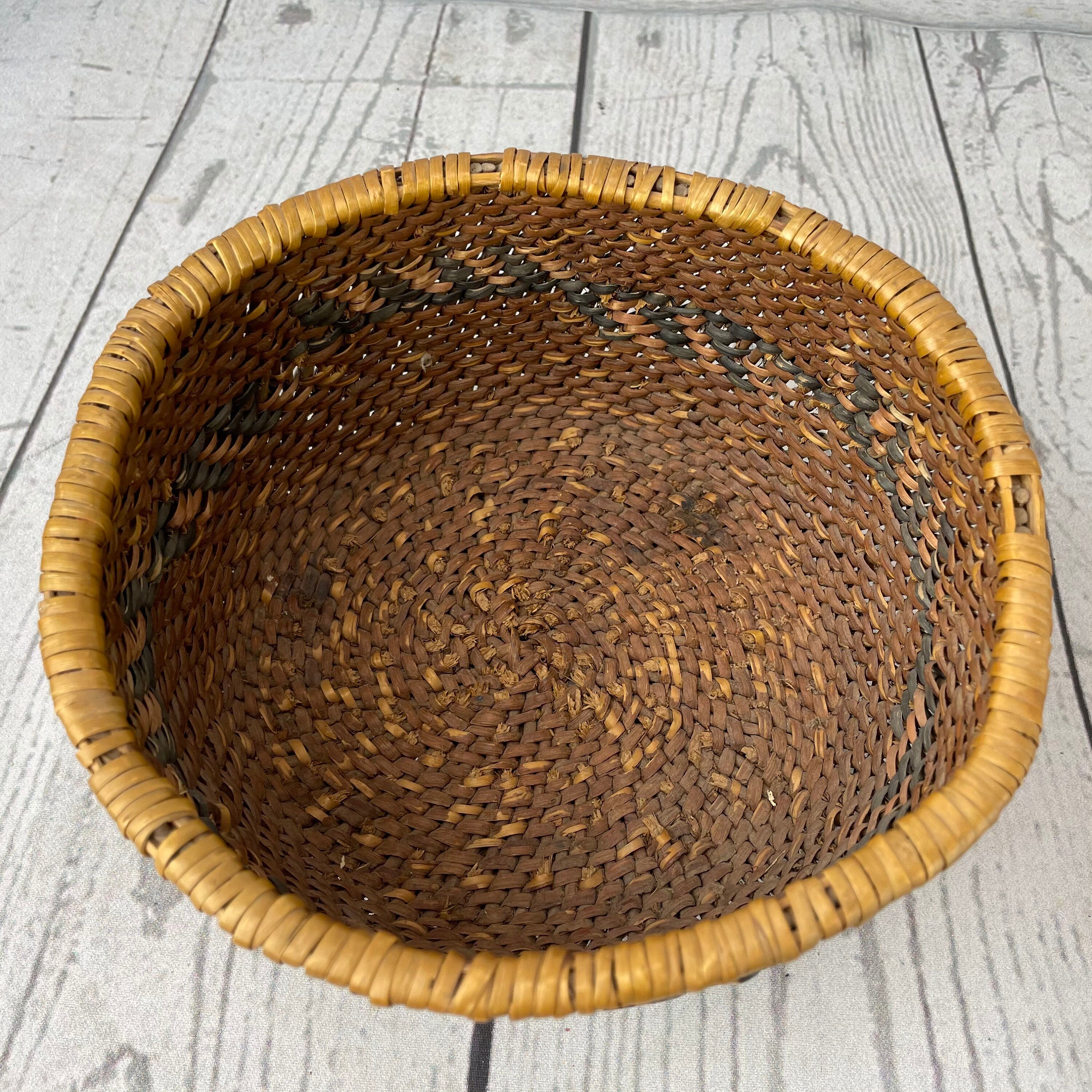 Antique Hualapai Walapai Indigenous Basket Twined Willow Etsy