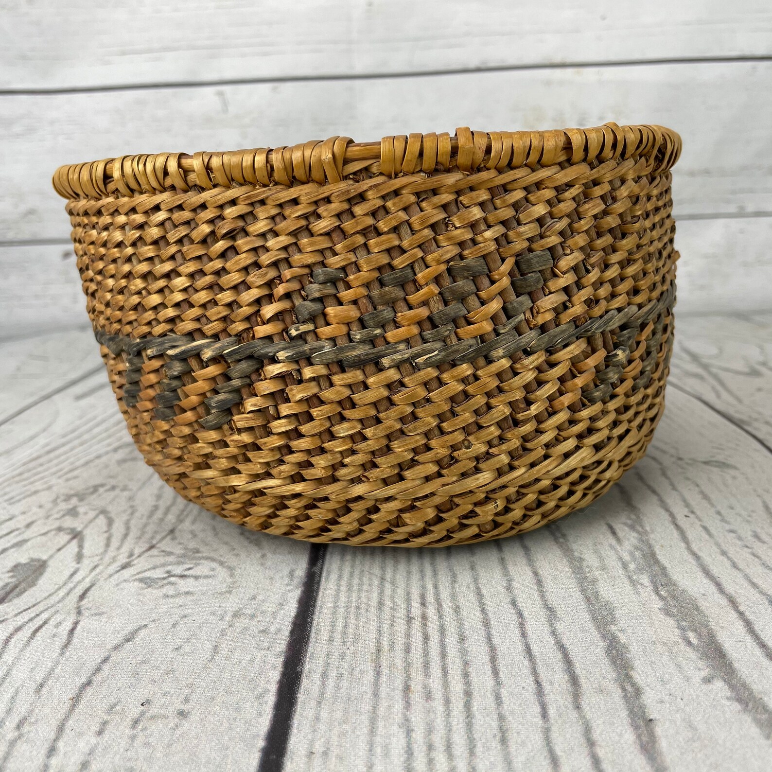 Antique Hualapai Walapai Indigenous Basket Twined Willow Etsy