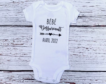 FRENCH - Baby announcement bodysuit