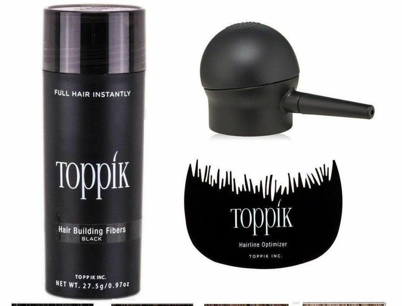 Toppik Hair Loss Building Fiber 27.5 g Applicator Hair line Etsy