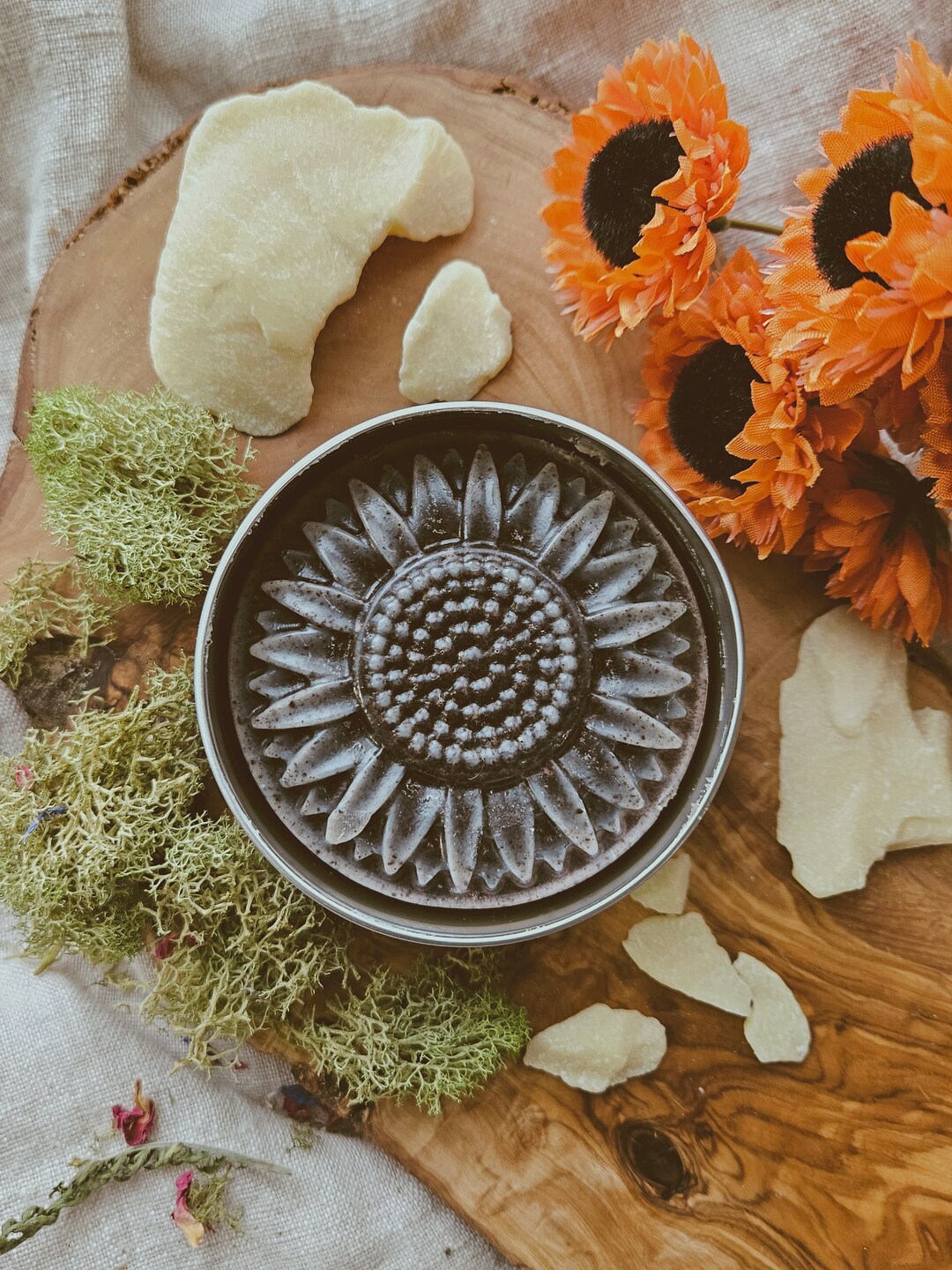 Buffy Solid Body Scrub, Coffee and Cocoa All Natural Body Exfoliator