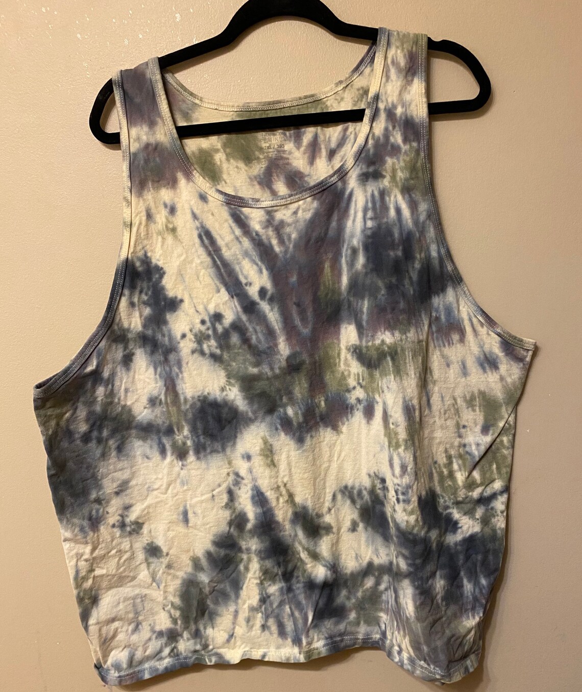 2XL Tie Dye Tank Top Etsy