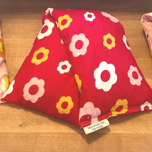 Floral Flannel  Cherry Pit Microwave Heating Pads