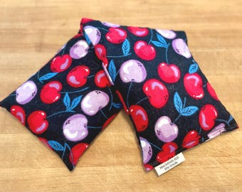 Cherry Flannel Cherry Pit Microwave Heating Pads