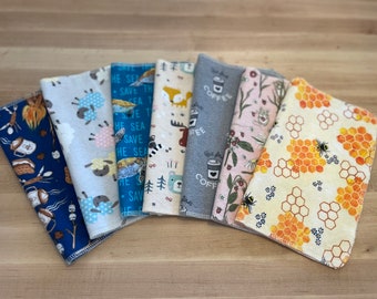 Reusable Flannel Towels: Eco-Friendly Paperless Towels, 6-Pack