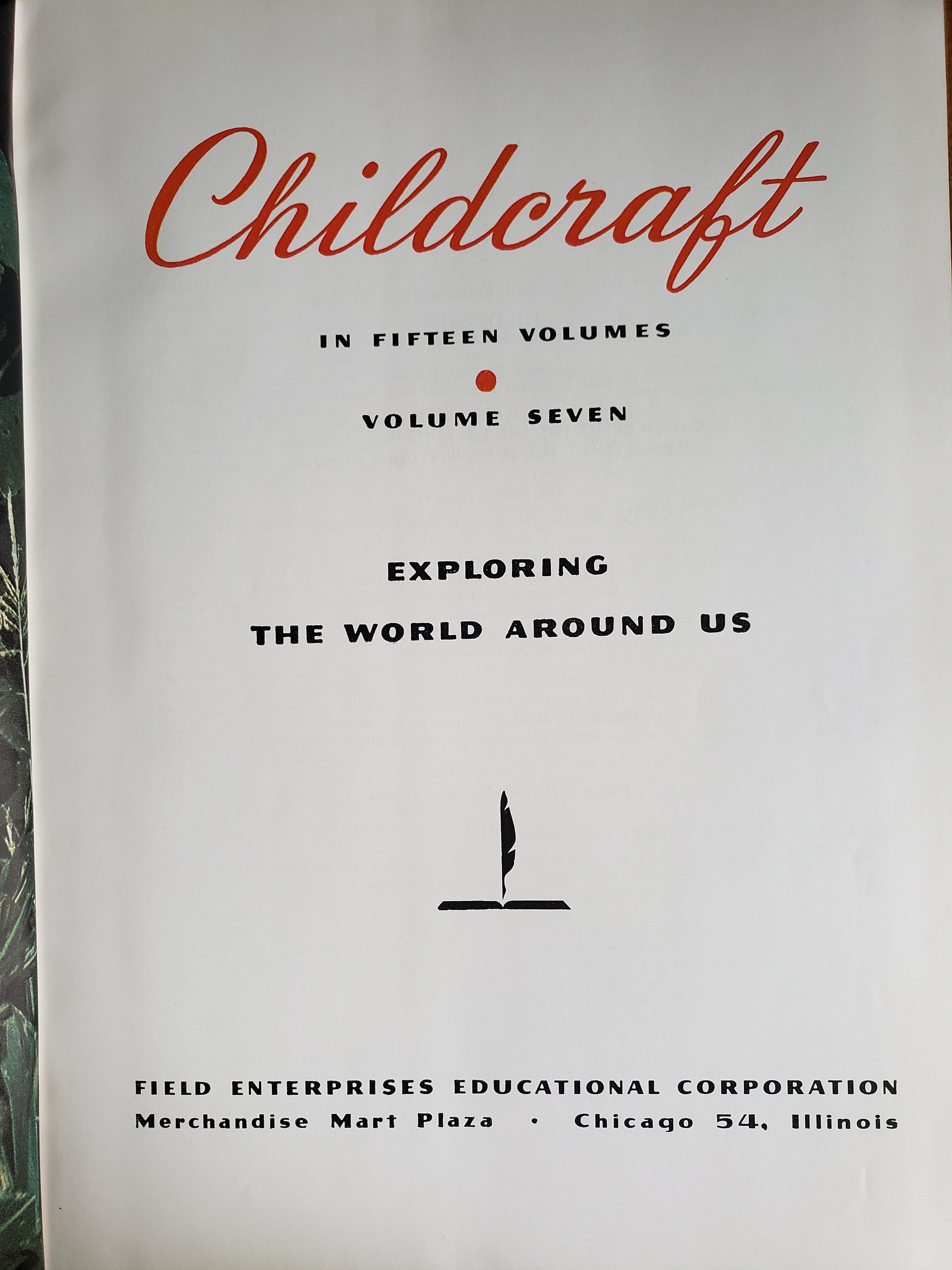 Childcraft Encyclopedia 1960 7: Exploring the World Around Us | Etsy 