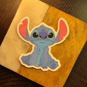 Stitch Vinyl Sticker - Weatherproof Laptop Decal