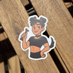 Bone Babe Pup – Naklejka