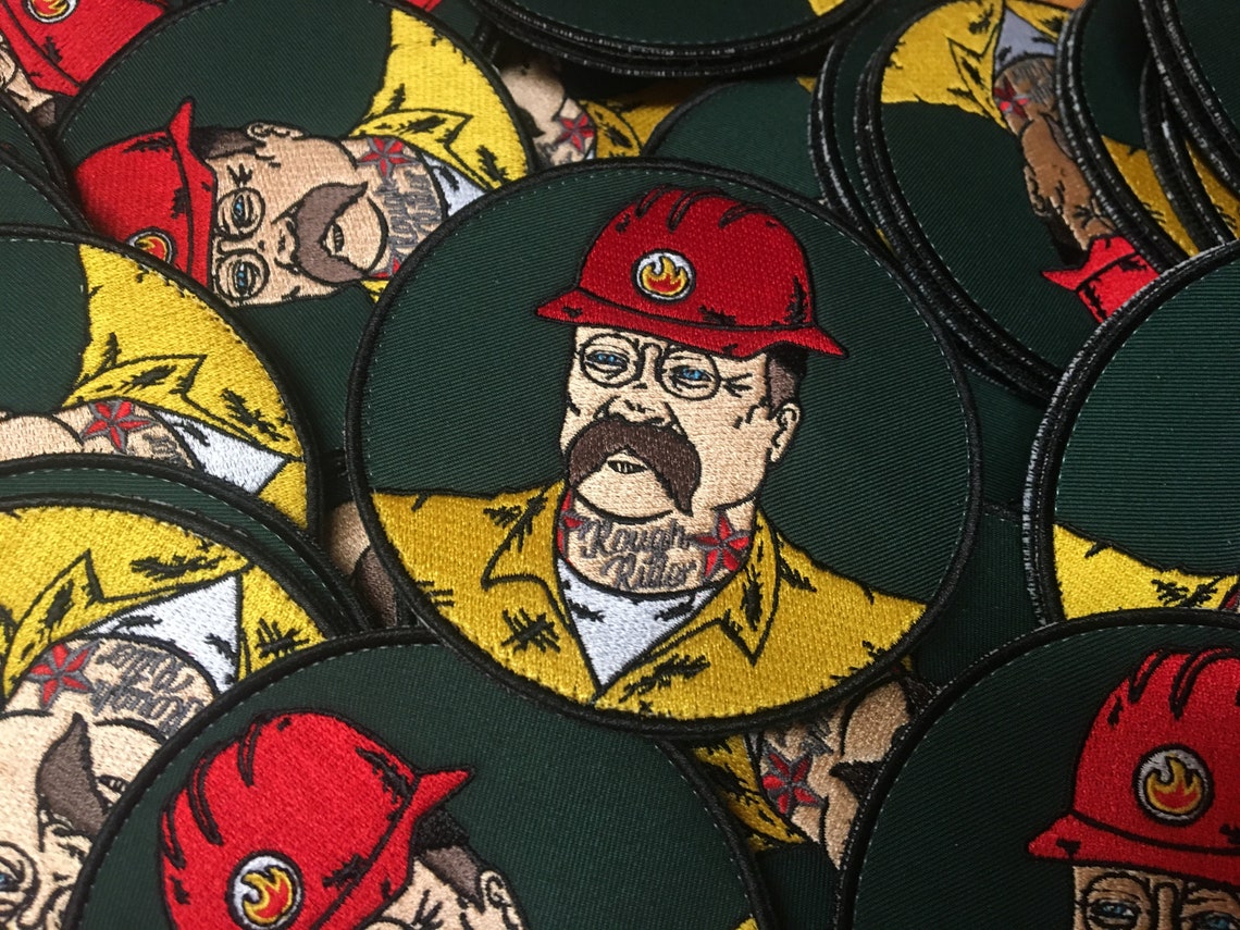 Gread Ruff Rider Patch Teddy Roosevelt