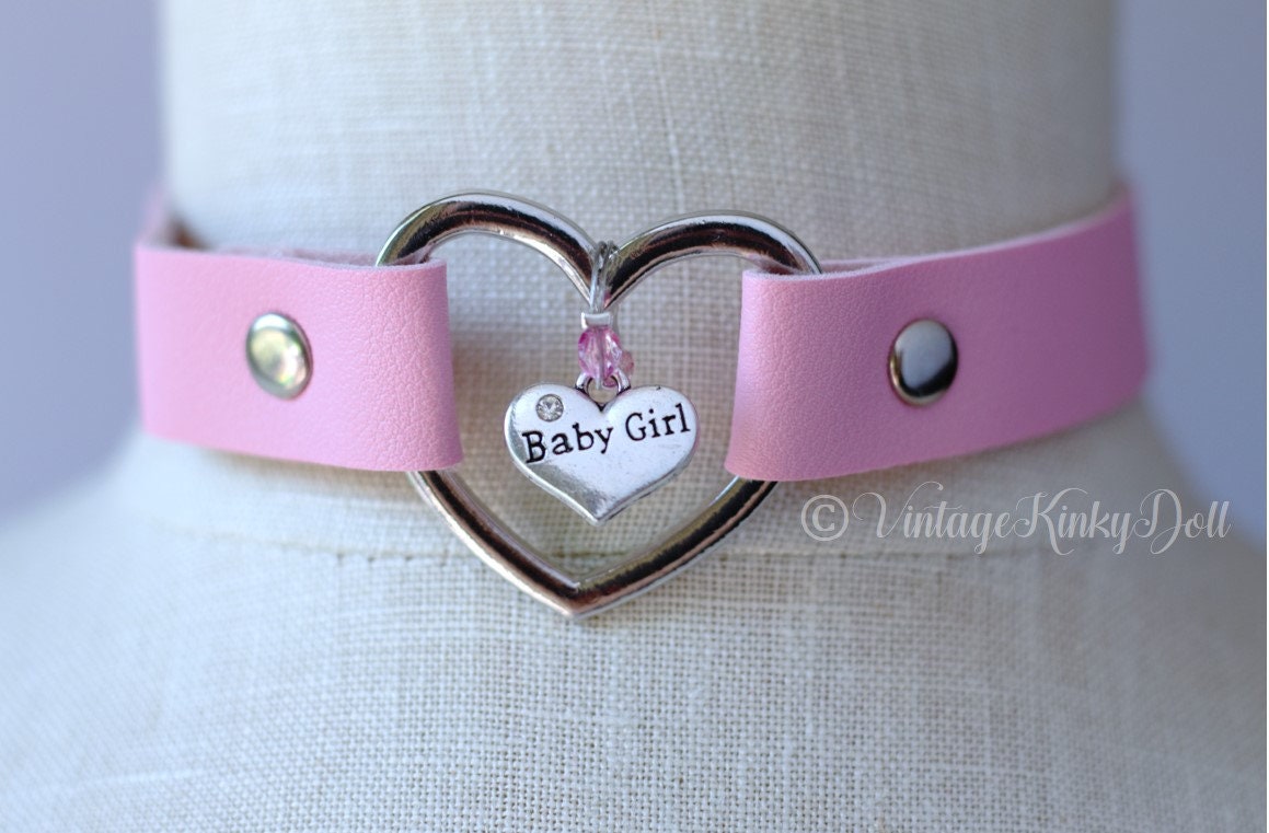 Rosa Baby Girl Collar BDSM Collar Bebégirl Etsy
