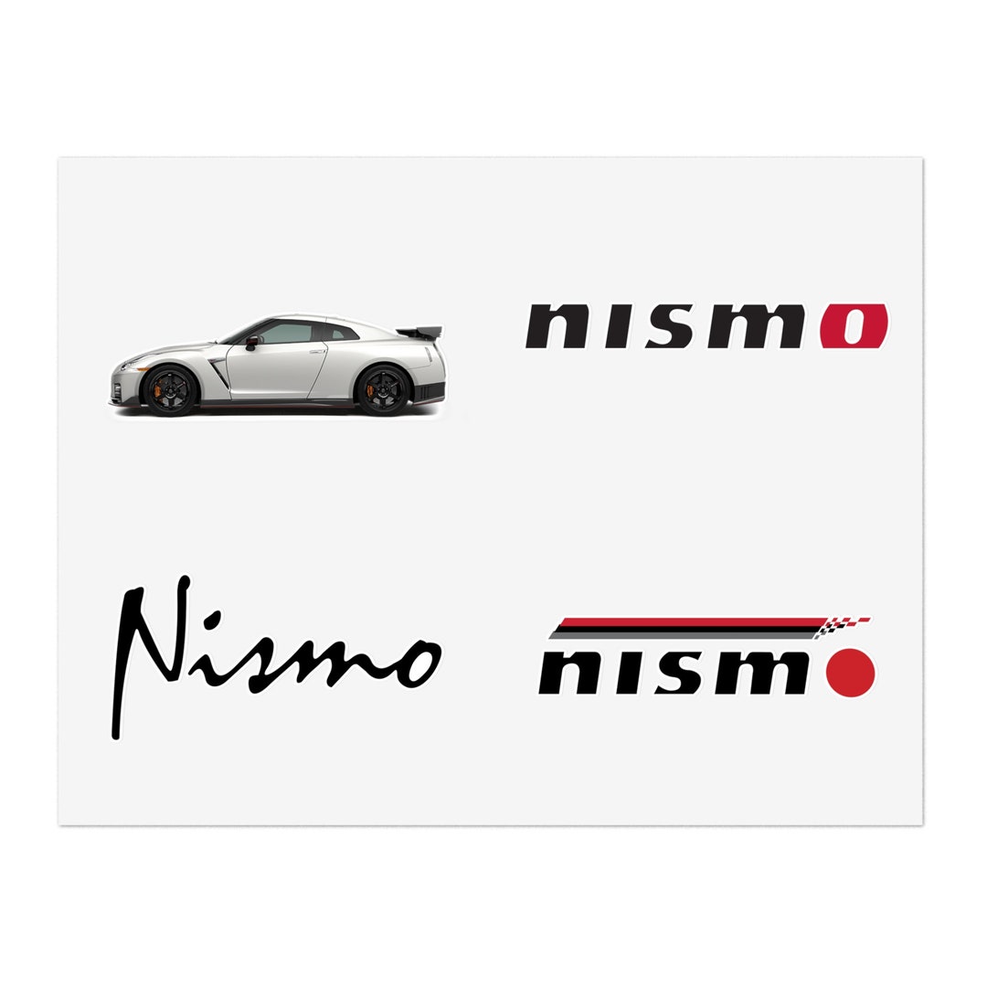 JDM NISMO LM GT4 Style Decal Sticker – White Vinyl Graphic For Cars/Trucks #R065