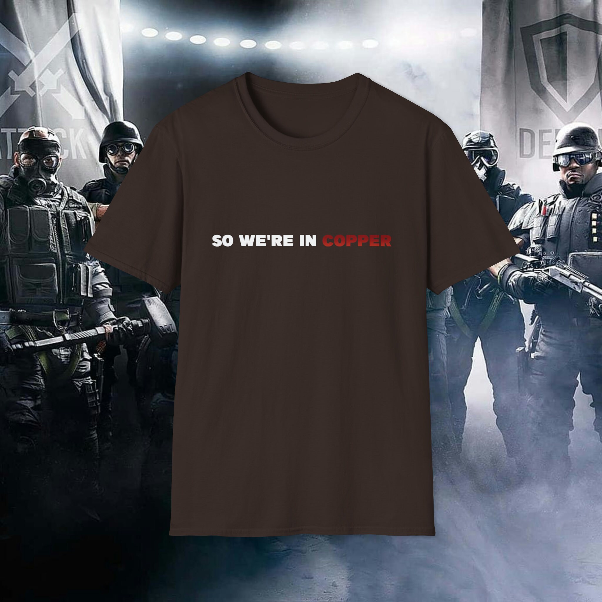 SO Were IN COPPER Jynxzi Softstyle T shirt Etsy