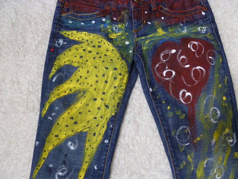 Hand Painted Jeans Guess Jeans
