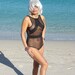 Black Sheer Mesh One Piece Monokini Transparent Swimsuit