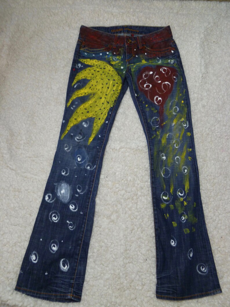 Hand Painted Jeans Guess Jeans