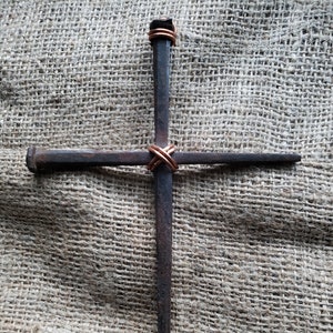 Rustic Reclaimed Nail Cross