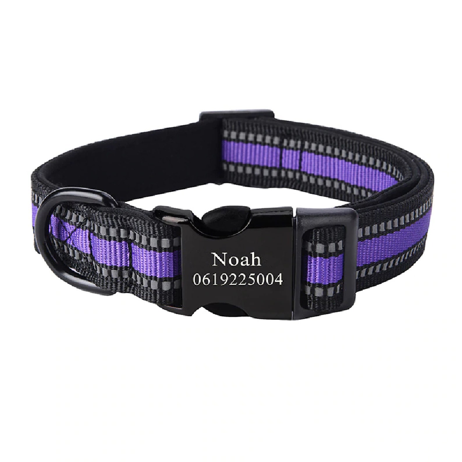 Nylon Reflective High Quality Dog Collar Personalized Collar Etsy
