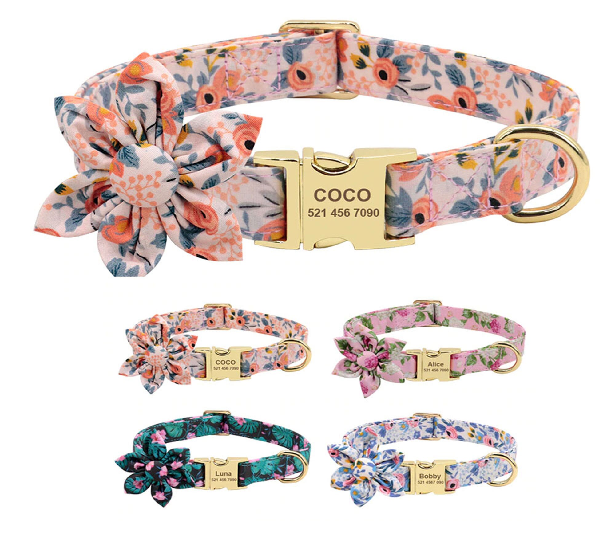 Accessories Dog and Cat Collar Custom Nylon Printed Dog Collar Etsy