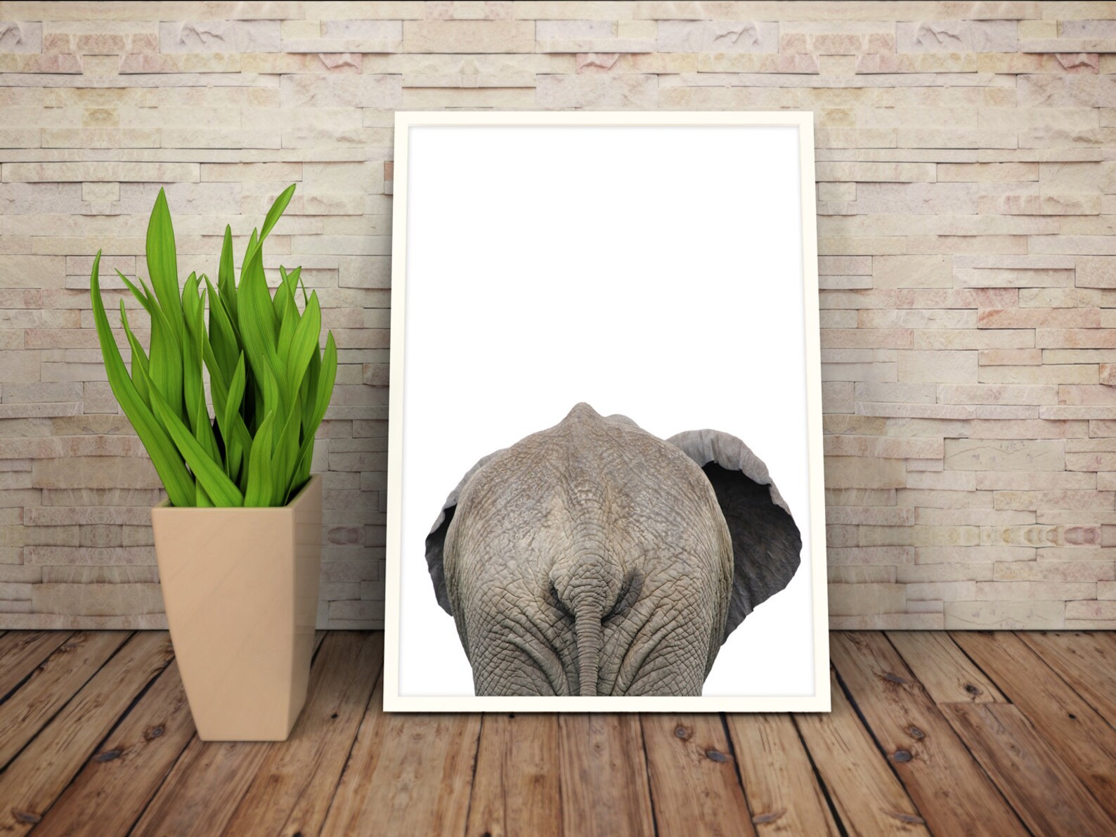 Elephant Print, Funny Bathroom Art, Elephant Decor, Safari Nursery