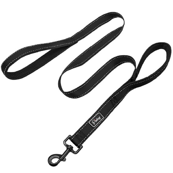 dog leash double handle