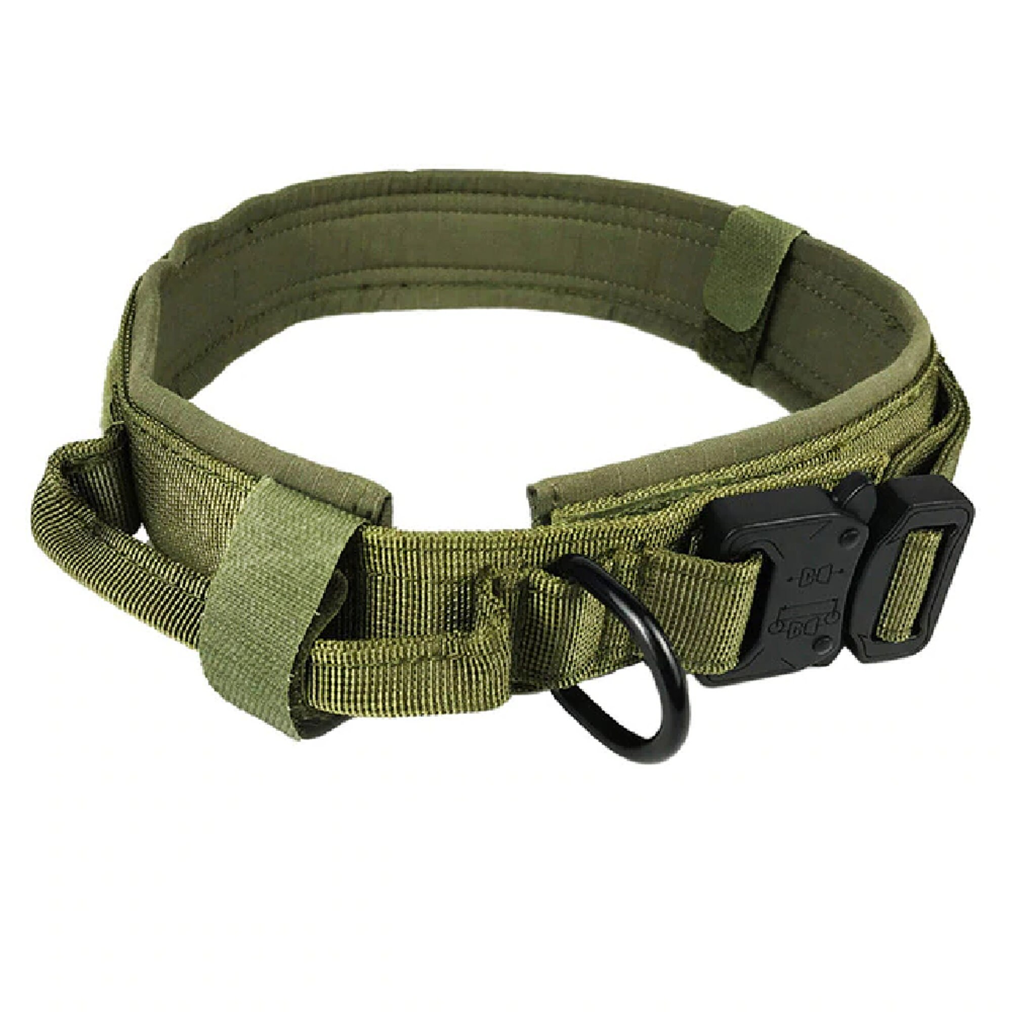 Personalized Dog Collar With Dog Tag Nylon Adjustable Military Etsy