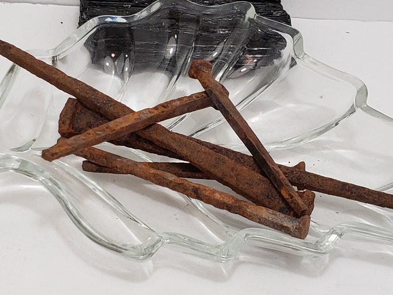 Old Iron Nails/coffin Nails Setthese Are Old Rusted Iron Etsy