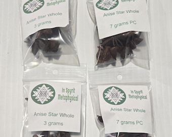 Whole Star Anise Pods Illicium Verum for Abundance Protection and Culinary Tea Rituals InSpyritMetaphysical